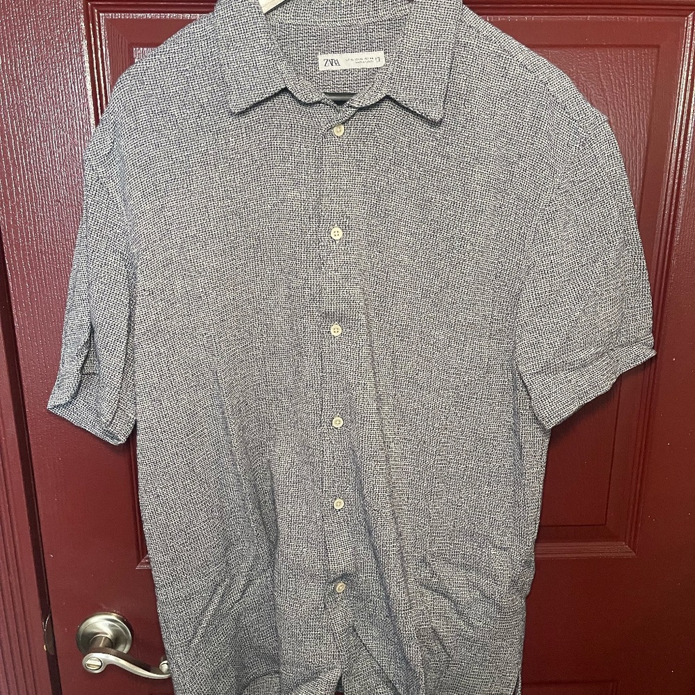 Zara Shirt Short Sleeves